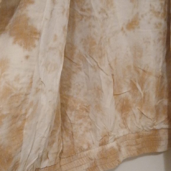 Hem & Thread Tan Tie-Dye Bomber Jacket - Picture 4 of 5